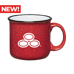 15 Oz. Ceramic Campfire Mug - Red